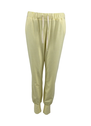 Black Colour POLLY Striped Jersey Pants gul